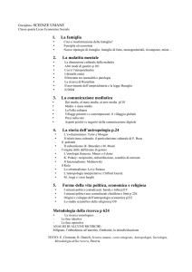 Scienze Umane - Liceo Parini Seregno