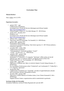Curriculum Vitae - Zètema Progetto Cultura