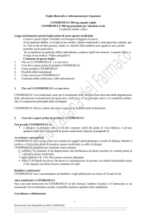 informazioni per il paziente CONDROSULF 400 mg capsule rigide