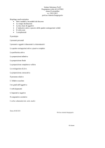 Istituto Salesiano PioXI Programma svolto di
