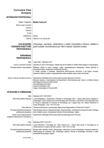 Curriculum Vitae Europass