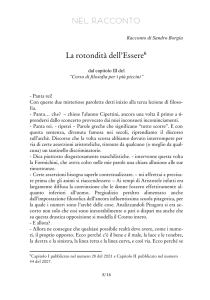 Capitolo III. La rotondità dell`Essere