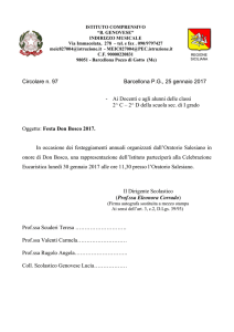 Circolare n. 97 Barcellona P.G., 25 gennaio 2017