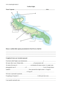 Verifica Puglia - Maestra Giovanna