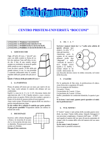 CENTRO PRISTEM-UNIVERSITÀ “BOCCONI”