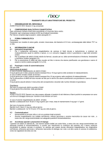 1 RIASSUNTO DELLE CARATTERISTICHE DEL