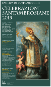 Le celebrazioni santambrosiane
