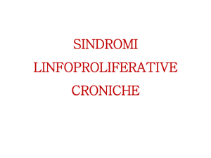 Presentazione di PowerPoint - UnitÃ Funzionale di Ematologia