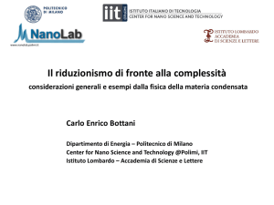 L`importanza dei materiali