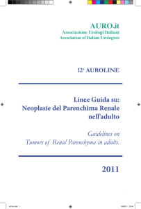 Neoplasie del Parenchima Renale nell`adulto