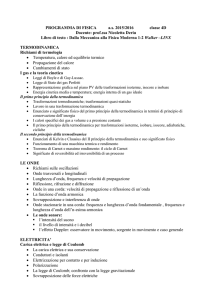 Fisica - Liceo Scientifico Statale Ruffini Viterbo