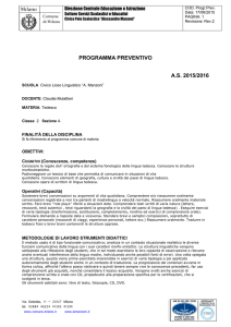 2 A - Mulattieri - Tedesco - Liceo Linguistico "A.MANZONI"