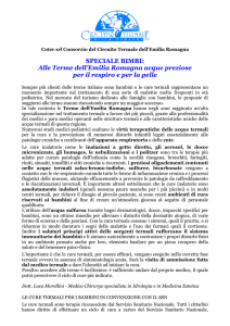 Speciale Bambini - Terme Emilia Romagna