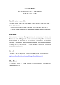 Economia Politica Programma Sito web Libro di testo