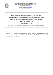 PROCEDURA IN ECONOMIA, TRAMITE COTTIMO FIDUCIARIO