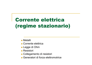 Corrente elettrica (regime stazionario)