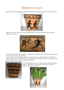 Realizzare un vaso greco