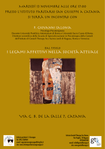 I legami affettivi nella società attuale