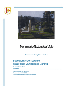 Lo scultore Alfonso Bonavita darà vita al Monumento al Vigile Urbano