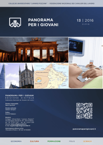 PANORAMA PER I GIOVANI