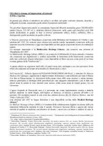 Gli erbari a stampa, ad impressione ed essiccati di Elisa Angelone