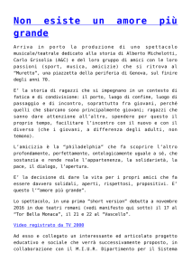 Non esiste un amore più grande
