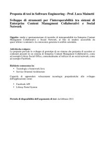 Proposta di tesiIntegrazioneSocialOfficeFacebook