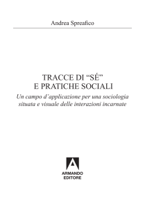 TrAcce di “sé” e PrATiche sociAli