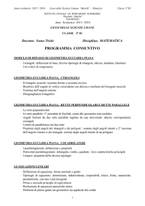 Programma consuntivo 2ª SU