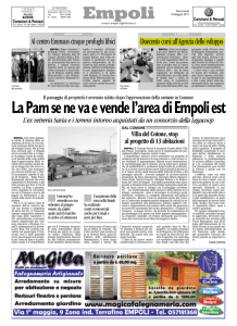 La Pam se ne va e vende l`area di Empoli est Empoli