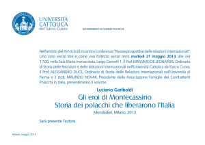 Gli eroi di Montecassino Storia dei polacchi che