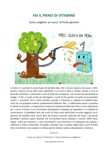 fai il pieno di vitamine - Campionato di Giornalismo la Nazione