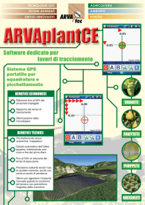 Software dedicato per lavori di tracciamento