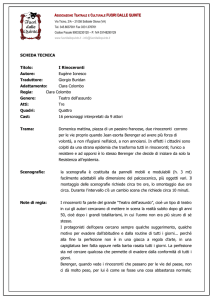 Scheda tecnica dello spettacolo