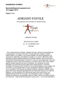 ADRIANO FAVOLE - Dialoghi sull`uomo