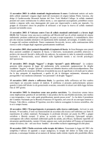 16 giugno 2003: riforma sanitaria per l`UE