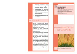 radiosinoviectomia del ginocchio