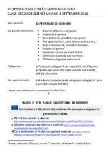 differenze di genere - istituto statale augusto monti