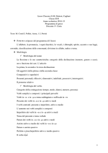 Greco - Liceo Classico Dettori