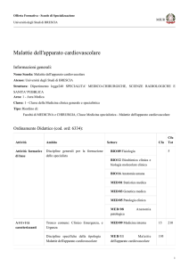 Malattie dell`apparato cardiovascolare