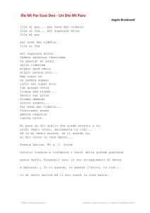 Angelo Branduardi Ille Mi Par Esse Deo - Un Dio - Pisnicky