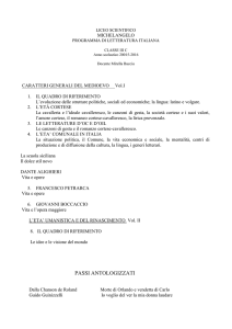 Italiano - Liceo Scientifico Michelangelo