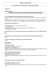 RIFLESSIONI ETICHE SULL`ALLOCAZIONE ED IMPIEGO DELLE