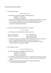 Esercitazione Chimica 5/12/2014