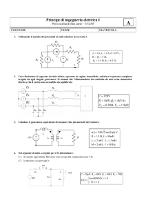 Principi di ingegneria elettrica I