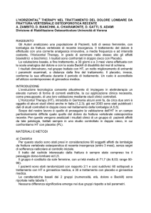Fratture vertebrali