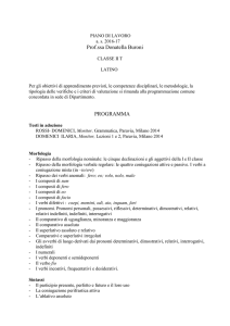 Latino - Liceo scientifico Gobetti
