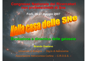 Dinamica delle galassie