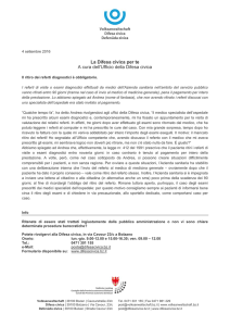 La Difesa civica per te A cura dell`Ufficio della Difesa civica