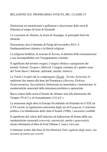 RELAZIONE SUL PROGRAMMA SVOLTO, IRC, CLASSE I F
